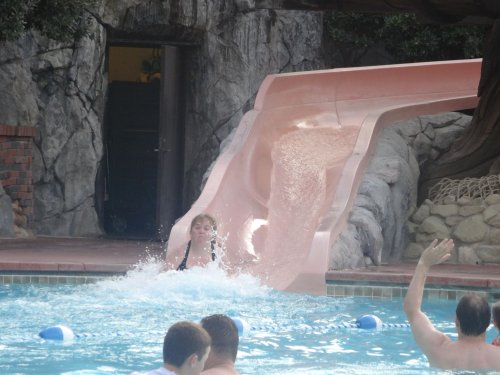Missy on slide