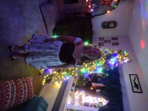 Missy ready for the Christmas dance