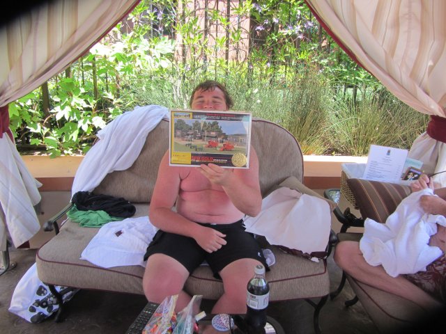 Jonny opening birthday presents