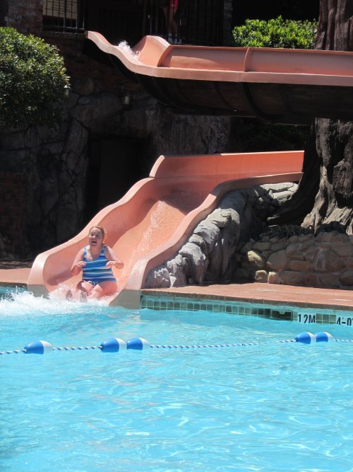 Melissa on slide