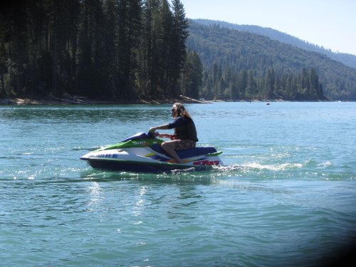 Dad on Jet Ski