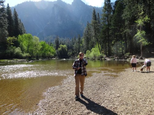 Jonny by the river