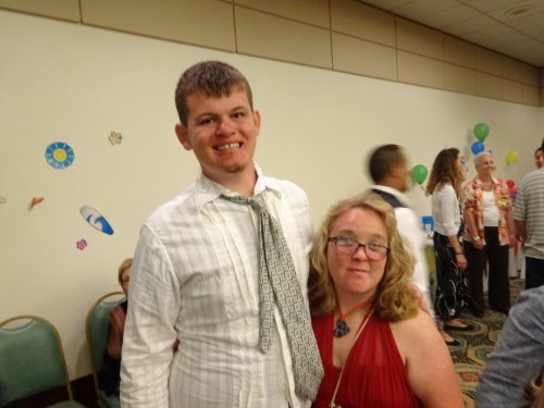 Jake and Melissa at the prom