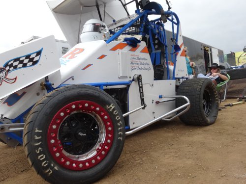 in the pits at Perris