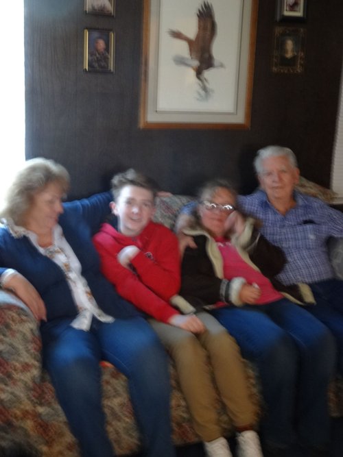 Visiting grandpa in Utah