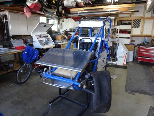 Progress on sprint car (new front wing)