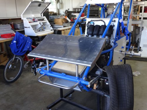 Progress on sprint car (new front wing)