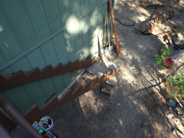 Assembling new stairs