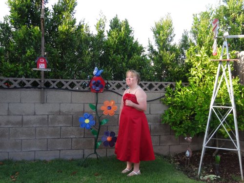 Melissa ready for the prom
