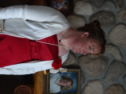 Melissa ready for the prom