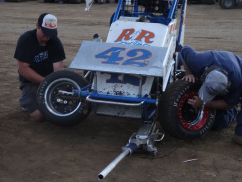 repairing damage Perris Auto Speedway