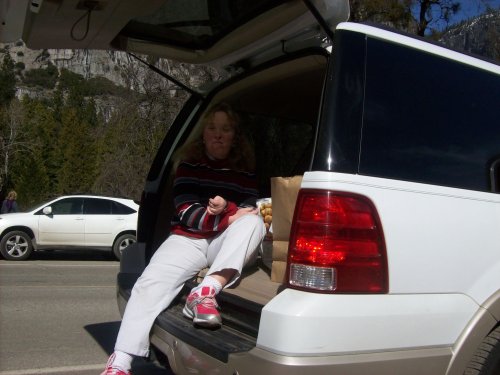 Melissa hanging out 