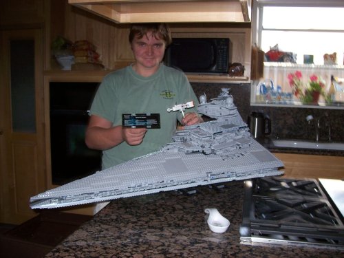 Jonny and completed Star Destroyer 