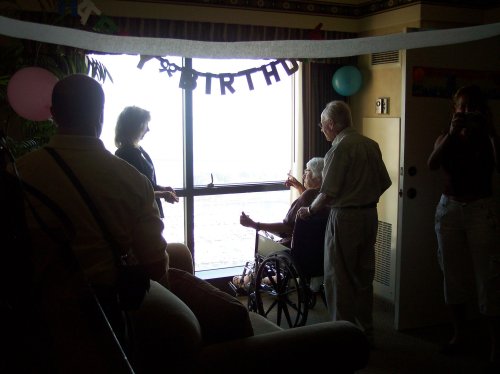 Grandma's birthday party in San Diego 