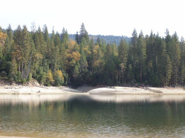 Fall view of Bass Lake 