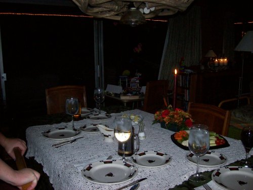Thanksgiving table set 