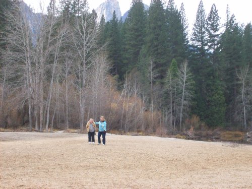 Missy and mom by the river 