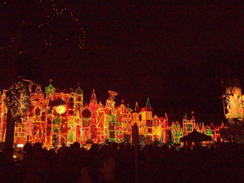 It's a Small World holiday decorations 