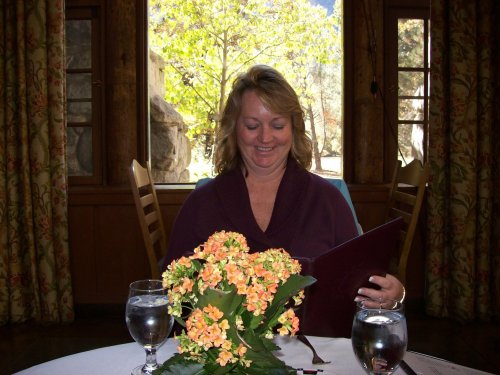 Lori at the queen's table 