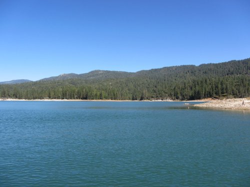 View of Bass Lake from Wishon Cove 