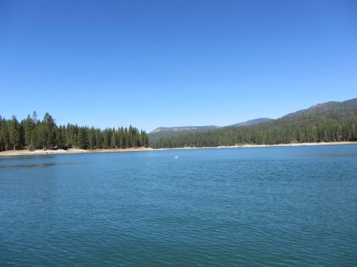 View of Bass Lake from Wishon Cove 