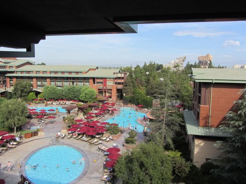 View of pool from our room 