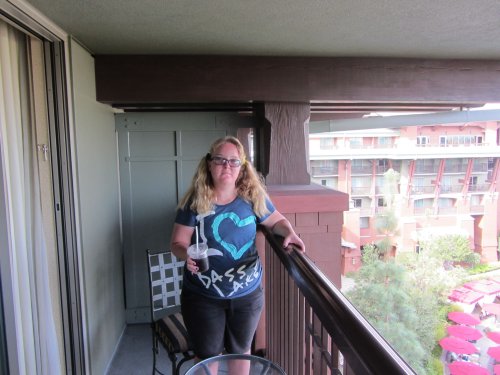 Missy on balcony 