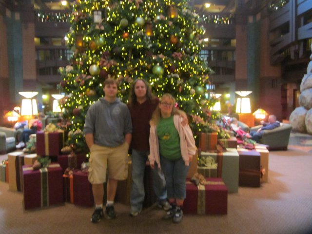 Dad and kids
