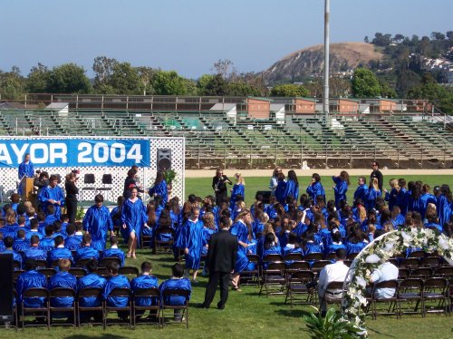 Melissa receives her diploma 