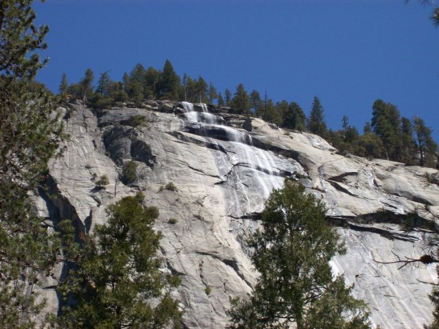 Waterfall near Ahwahnee Hotel 