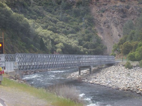 Bridge to bypass rockslide 