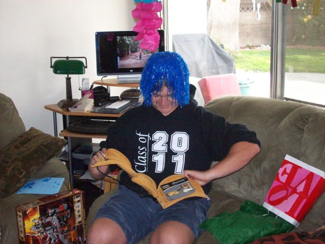 Jonny opening birthday presents 