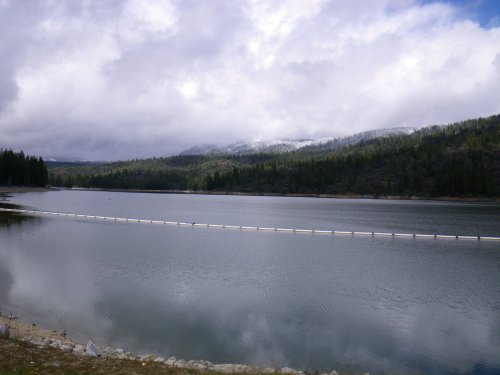 Approaching storm from the dam 