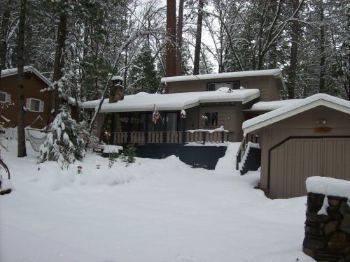 Kim's place covered in snow 