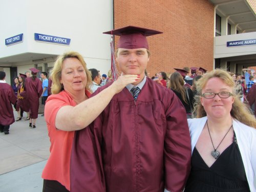 Family at Jonny's baccalaureate 