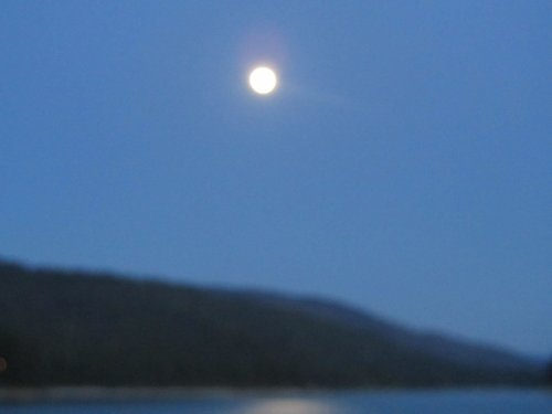 Full Moon over Bass Lake 