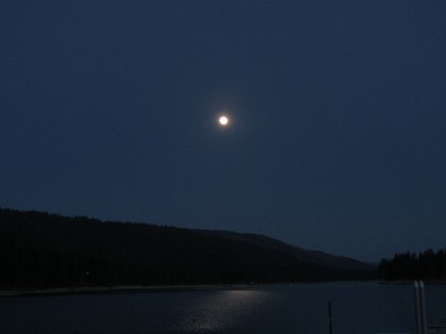 Full Moon over Bass Lake 