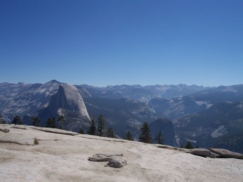 Half Dome from Sentinel Dome 