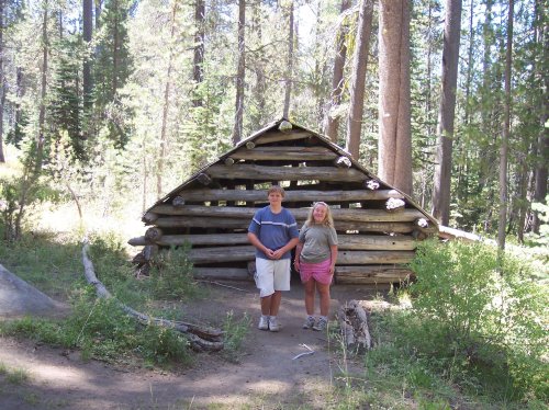 Kids by John McGurk's cabin - McGurk Meadow 
