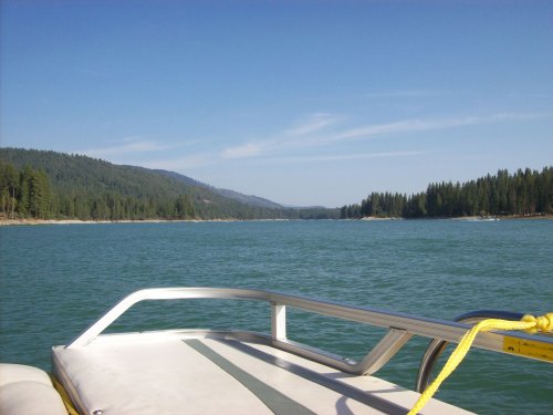 Bass Lake in the early evening 