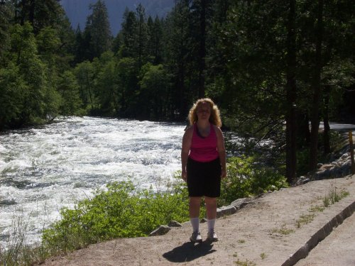Missy by Merced river 