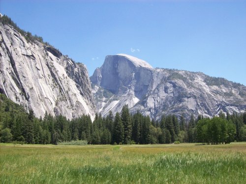 Half Dome from Ahwahnee meadow 