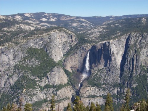 Yosemite Falls from Sentinel dome 