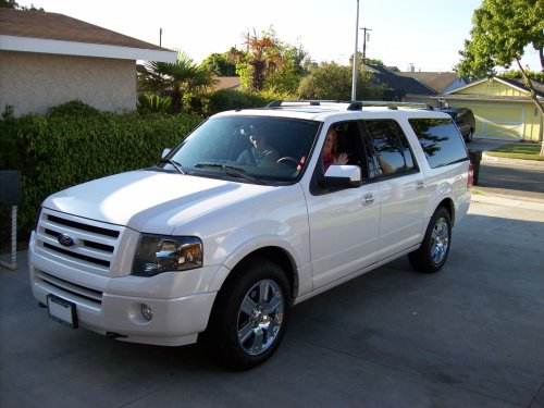Lori in her new car 