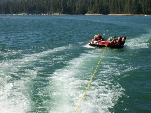 Jonny and Melissa on raft 