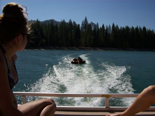 Jonny and Melissa on raft 