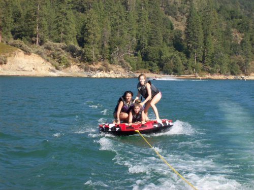 Shane and friends on raft 