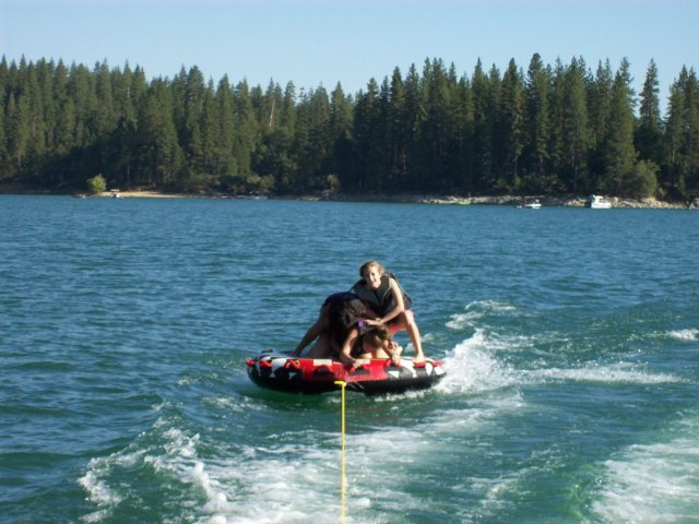 Shane and friends on raft 