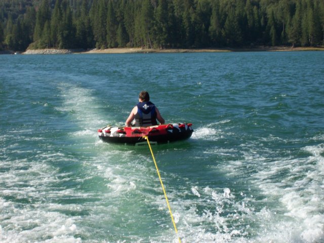 Jonny on raft 