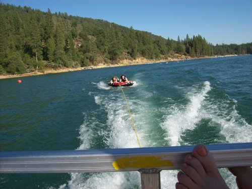 Melissa and Jonny on raft 